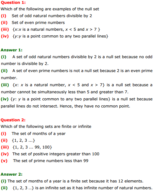NCERT Solutions for Class 11 Maths Chapter 1 Sets Ex 1.2 1