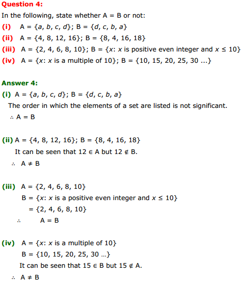 NCERT Solutions for Class 11 Maths Chapter 1 Sets Ex 1.2 3