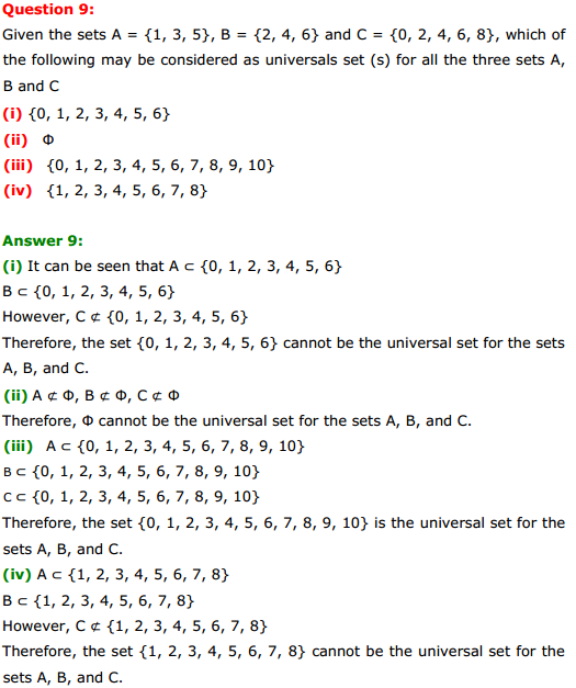 NCERT Solutions for Class 11 Maths Chapter 1 Sets Ex 1.3 6
