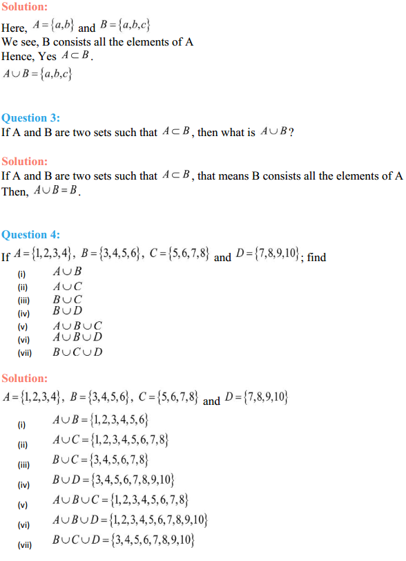 NCERT Solutions for Class 11 Maths Chapter 1 Sets Ex 1.4 2
