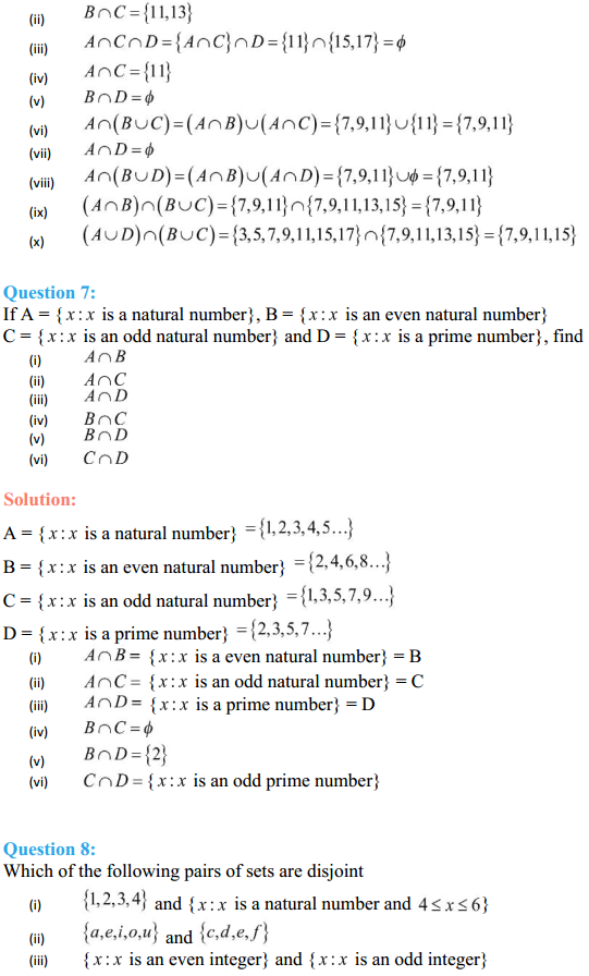 NCERT Solutions for Class 11 Maths Chapter 1 Sets Ex 1.4 6