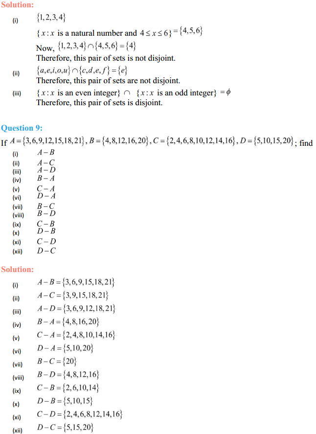 NCERT Solutions for Class 11 Maths Chapter 1 Sets Ex 1.4 7
