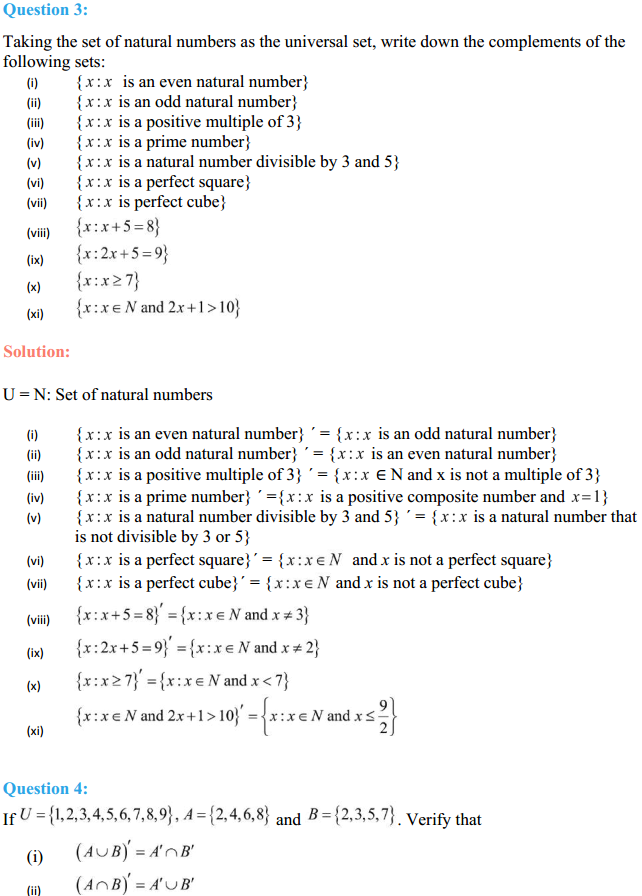 NCERT Solutions for Class 11 Maths Chapter 1 Sets Ex 1.5 2