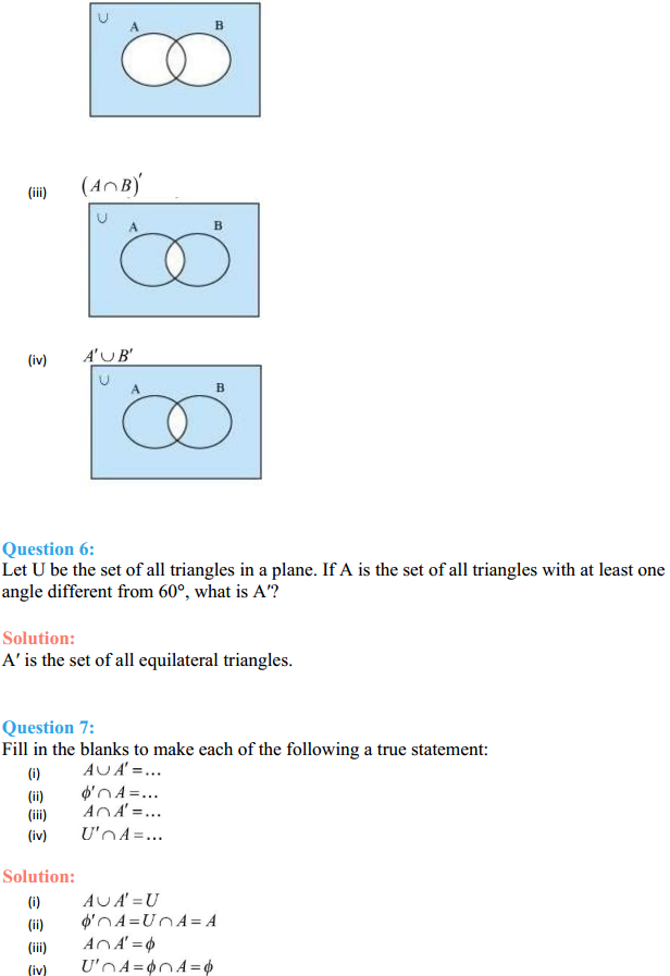 NCERT Solutions for Class 11 Maths Chapter 1 Sets Ex 1.5 4