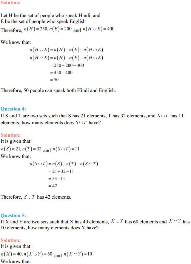 NCERT Solutions for Class 11 Maths Chapter 1 Sets Ex 1.6 2