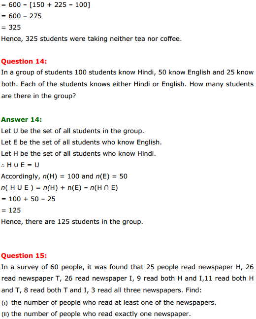 NCERT Solutions for Class 11 Maths Chapter 1 Sets Miscellaneous Exercise 11
