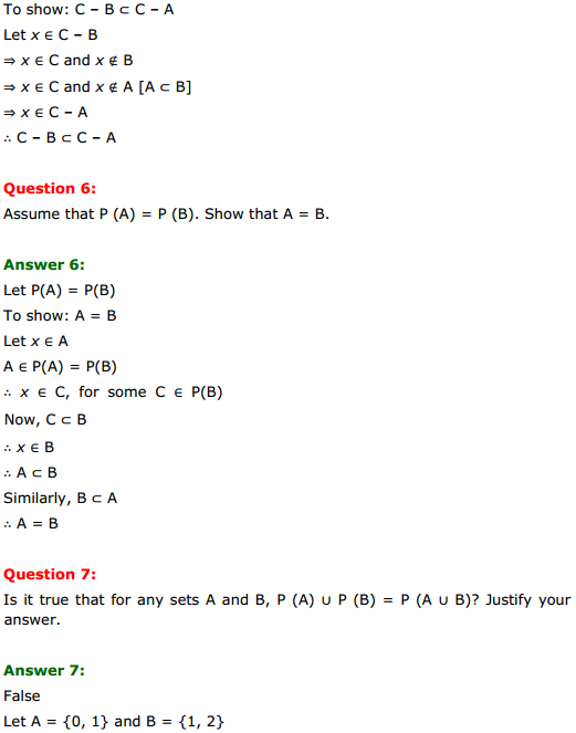 NCERT Solutions for Class 11 Maths Chapter 1 Sets Miscellaneous Exercise 6