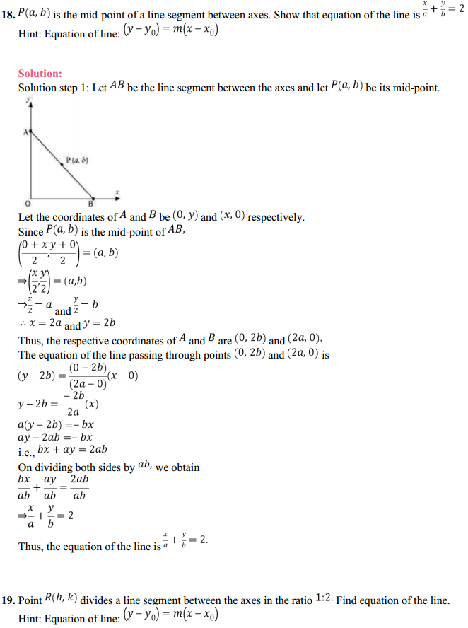 NCERT Solutions for Class 11 Maths Chapter 10 Straight Lines 10.2 12