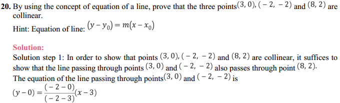 NCERT Solutions for Class 11 Maths Chapter 10 Straight Lines 10.2 14