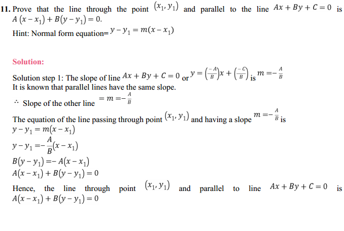 NCERT Solutions for Class 11 Maths Chapter 10 Straight Lines 10.3 13
