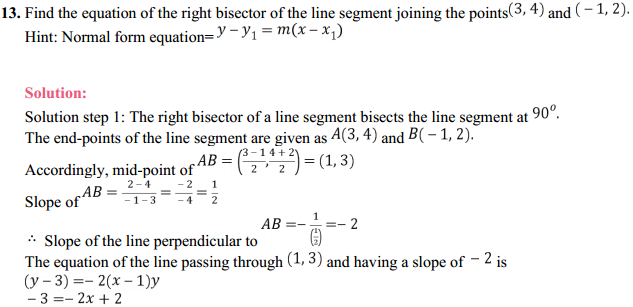 NCERT Solutions for Class 11 Maths Chapter 10 Straight Lines 10.3 16