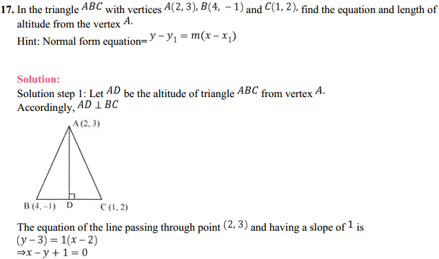 NCERT Solutions for Class 11 Maths Chapter 10 Straight Lines 10.3 22