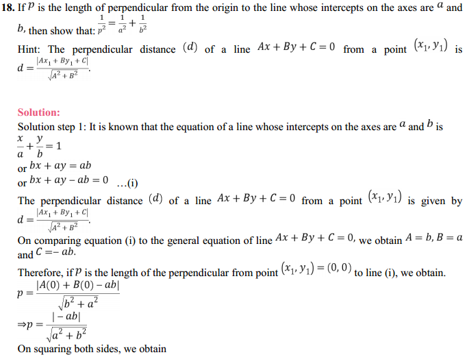 NCERT Solutions for Class 11 Maths Chapter 10 Straight Lines 10.3 24