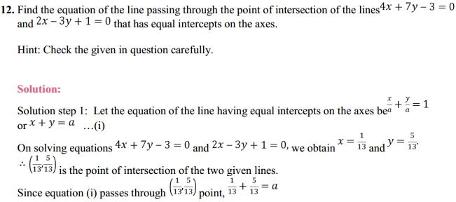 NCERT Solutions for Class 11 Maths Chapter 10 Straight Lines Miscellaneous Exercise 15