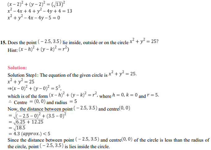 NCERT Solutions for Class 11 Maths Chapter 11 Conic Sections Ex 11.1 12