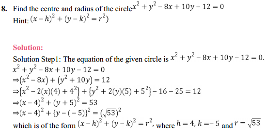 NCERT Solutions for Class 11 Maths Chapter 11 Conic Sections Ex 11.1 4
