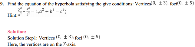 NCERT Solutions for Class 11 Maths Chapter 11 Conic Sections Ex 11.4 9