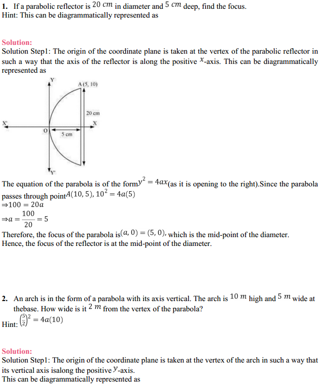 NCERT Solutions for Class 11 Maths Chapter 11 Conic Sections Miscellaneous Exercise 1