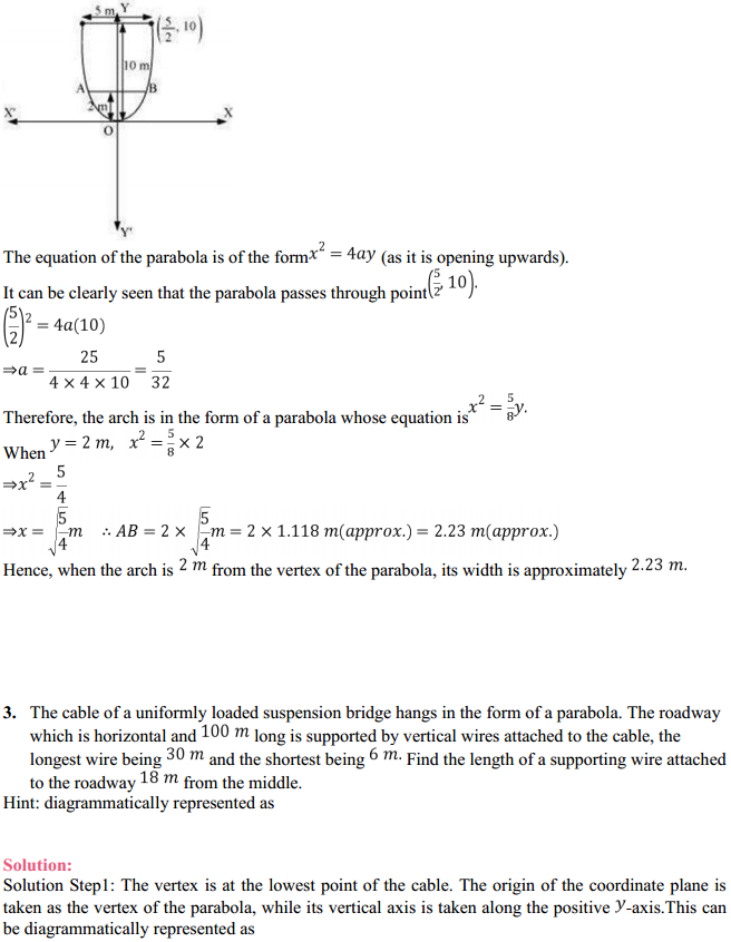 NCERT Solutions for Class 11 Maths Chapter 11 Conic Sections Miscellaneous Exercise 2