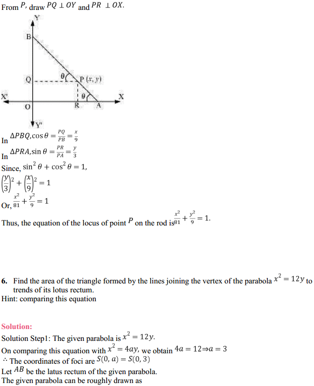 NCERT Solutions for Class 11 Maths Chapter 11 Conic Sections Miscellaneous Exercise 6
