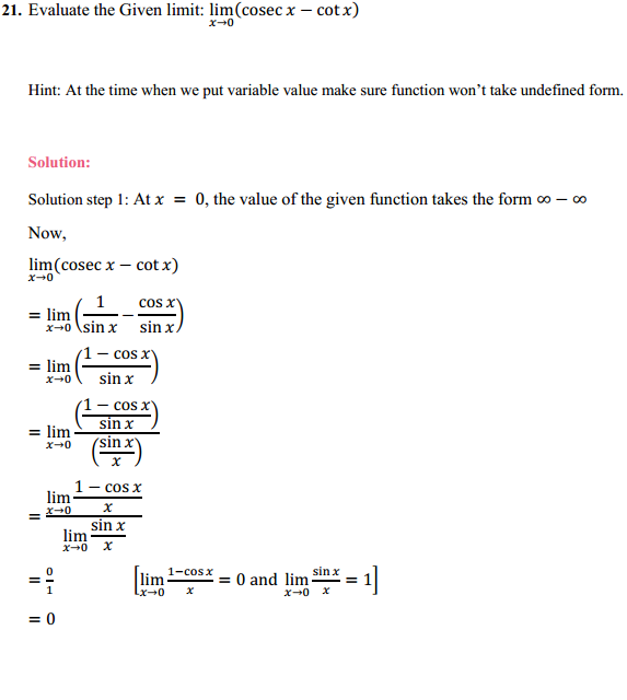 NCERT Solutions for Class 11 Maths Chapter 13 Limits and Derivatives Ex 13.1 15