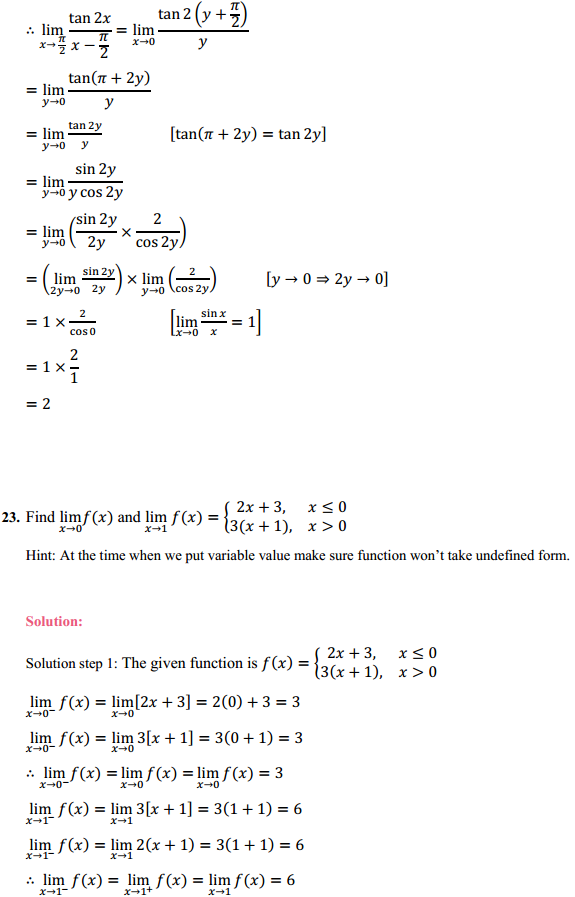 NCERT Solutions for Class 11 Maths Chapter 13 Limits and Derivatives Ex 13.1 17