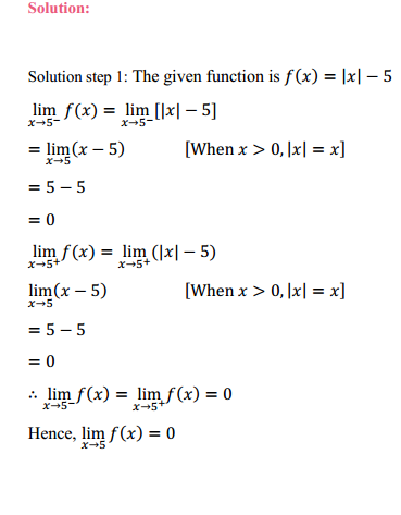 NCERT Solutions for Class 11 Maths Chapter 13 Limits and Derivatives Ex 13.1 22