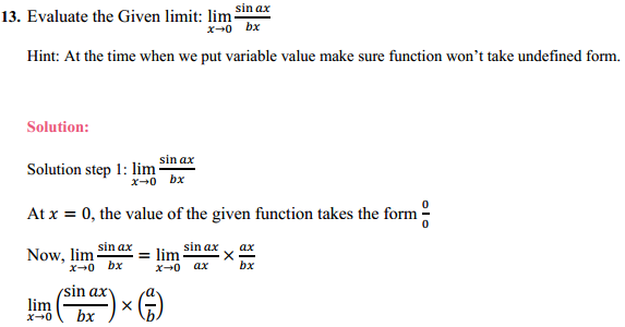 NCERT Solutions for Class 11 Maths Chapter 13 Limits and Derivatives Ex 13.1 9