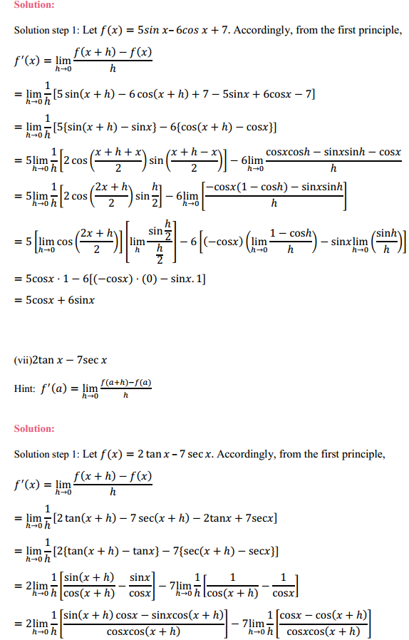 NCERT Solutions for Class 11 Maths Chapter 13 Limits and Derivatives Ex 13.2 25