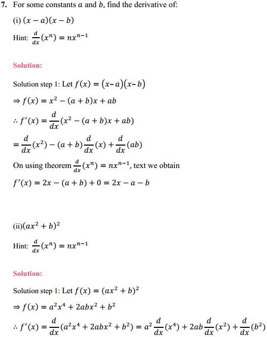 NCERT Solutions for Class 11 Maths Chapter 13 Limits and Derivatives Ex 13.2 8
