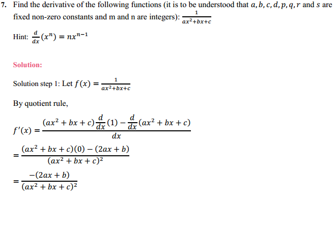 NCERT Solutions for Class 11 Maths Chapter 13 Limits and Derivatives Miscellaneous Exercise 10