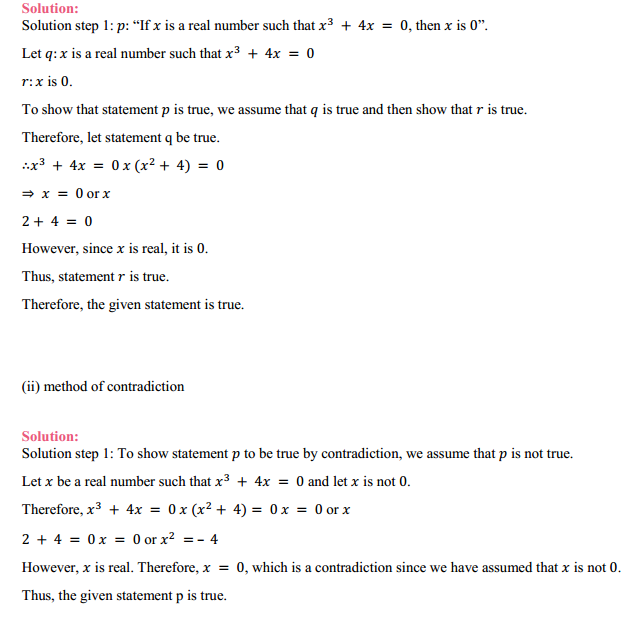 NCERT Solutions for Class 11 Maths Chapter 14 Mathematical Reasoning Ex 14.5 2