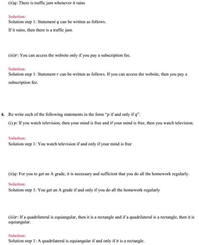 NCERT Solutions for Class 11 Maths Chapter 14 Mathematical Reasoning Miscellaneous Exercise 4