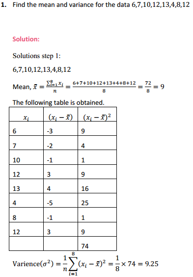NCERT Solutions for Class 11 Maths Chapter 15 Statistics Ex 15.2 1