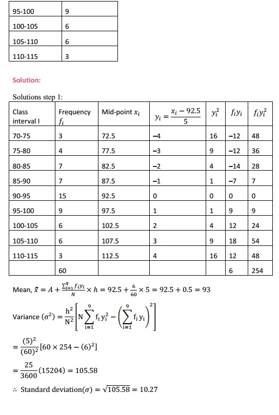 NCERT Solutions for Class 11 Maths Chapter 15 Statistics Ex 15.2 13