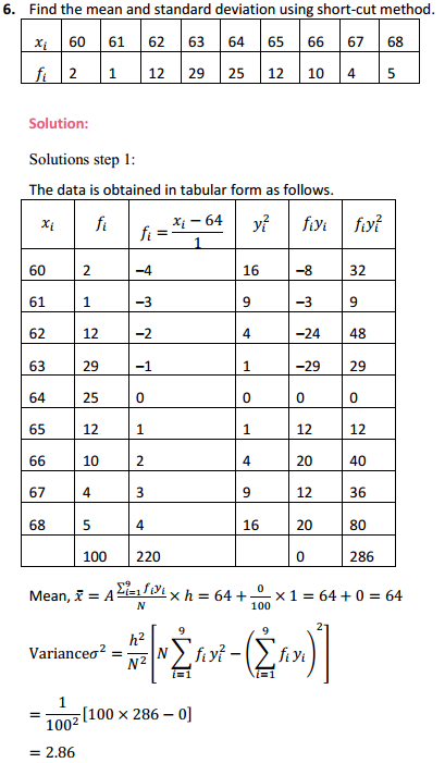 NCERT Solutions for Class 11 Maths Chapter 15 Statistics Ex 15.2 9