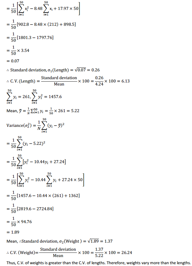 NCERT Solutions for Class 11 Maths Chapter 15 Statistics Ex 15.3 11