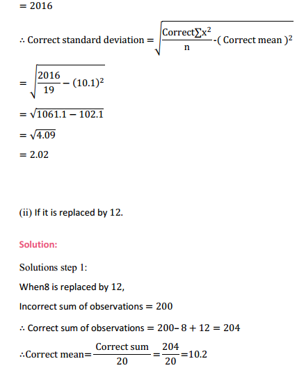 NCERT Solutions for Class 11 Maths Chapter 15 Statistics Miscellaneous Exercise 8