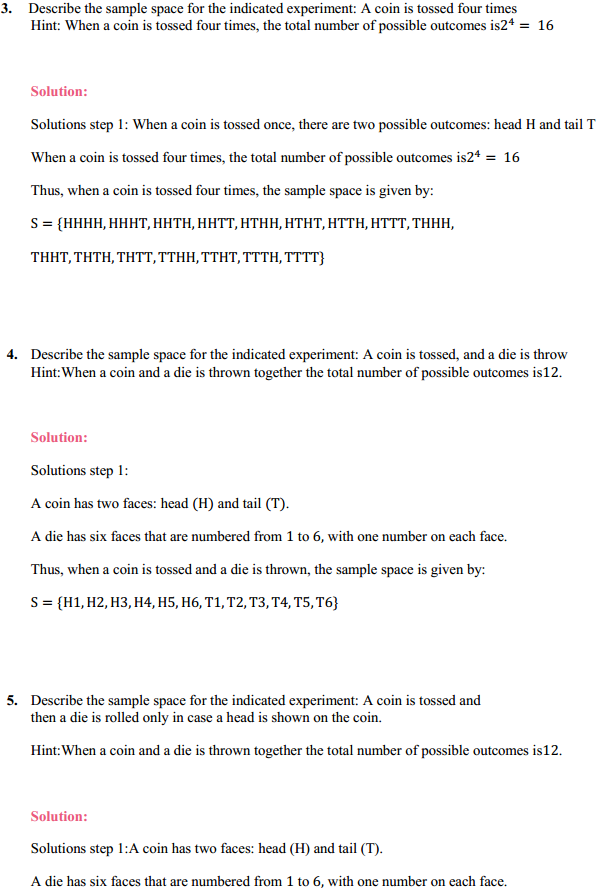 NCERT Solutions for Class 11 Maths Chapter 16 Probability Ex 16.1 2
