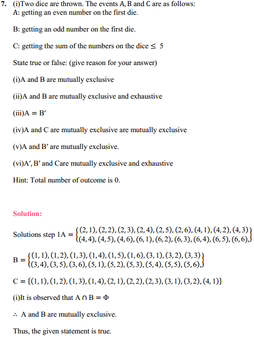 NCERT Solutions for Class 11 Maths Chapter 16 Probability Ex 16.2 12
