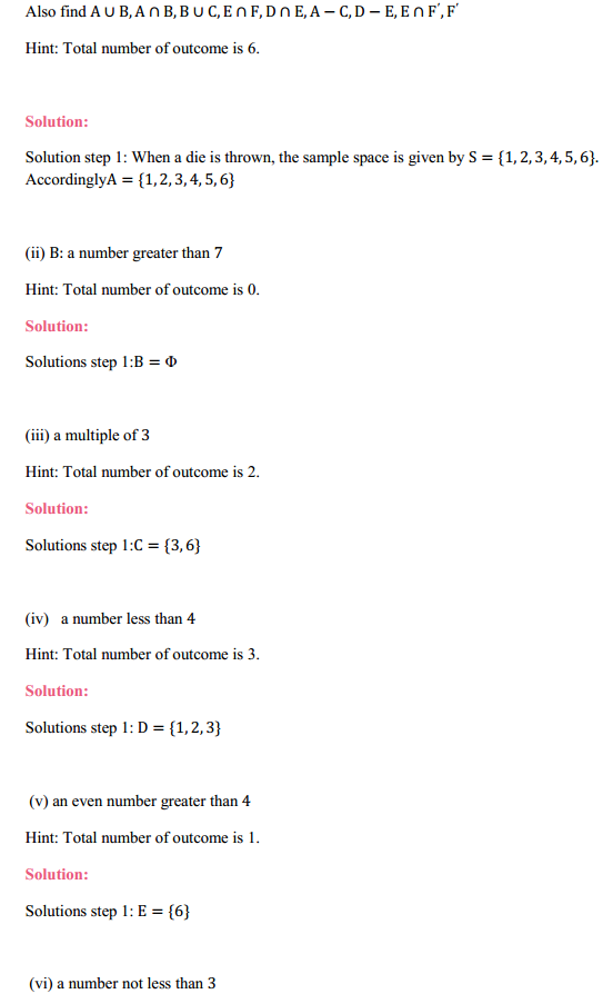 NCERT Solutions for Class 11 Maths Chapter 16 Probability Ex 16.2 2