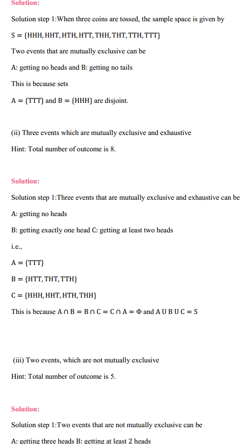 NCERT Solutions for Class 11 Maths Chapter 16 Probability Ex 16.2 6