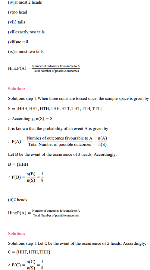 NCERT Solutions for Class 11 Maths Chapter 16 Probability Ex 16.3 13