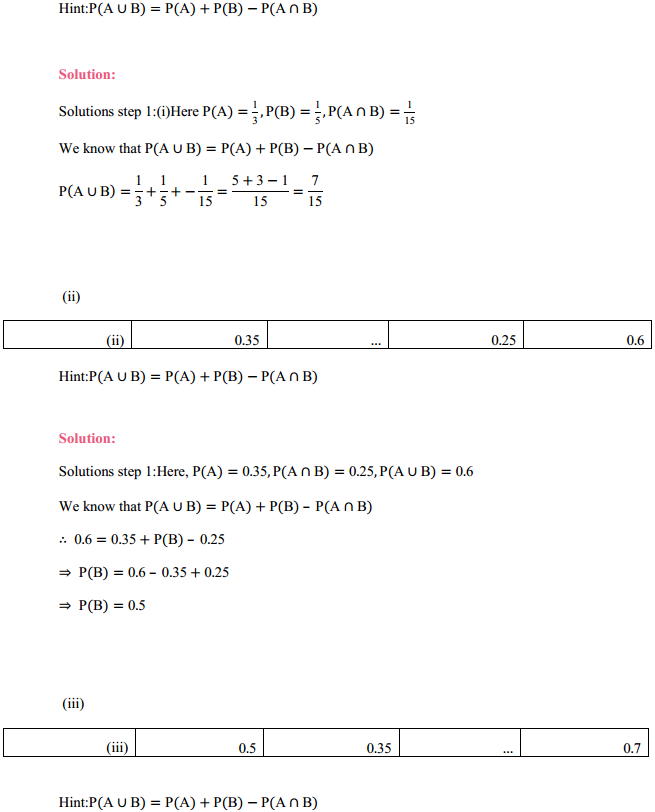 NCERT Solutions for Class 11 Maths Chapter 16 Probability Ex 16.3 20
