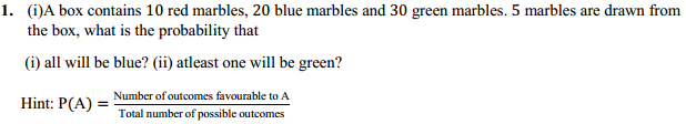 NCERT Solutions for Class 11 Maths Chapter 16 Probability Miscellaneous Exercise 1