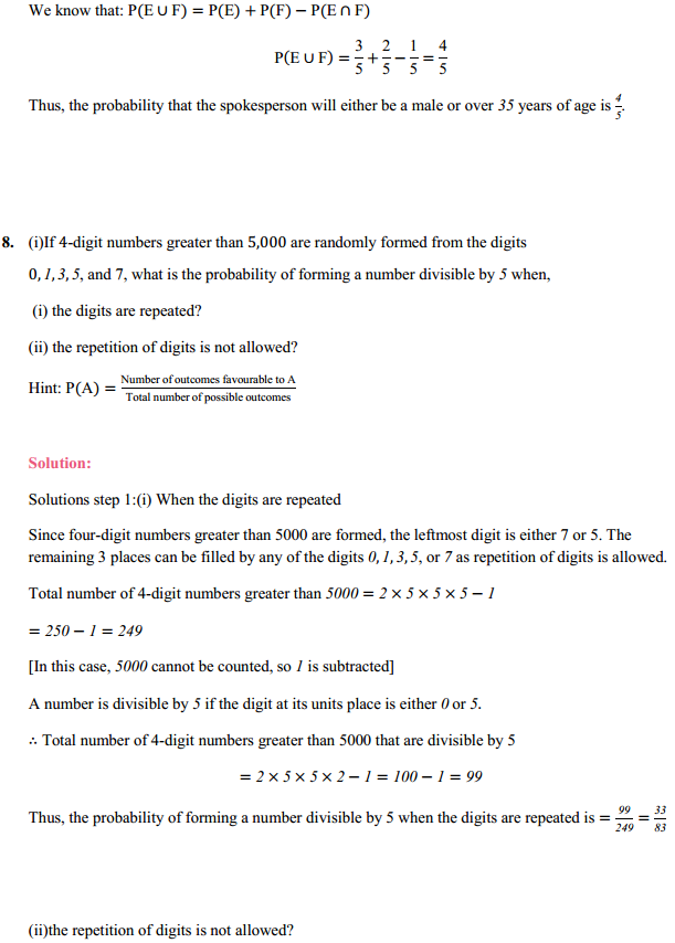 NCERT Solutions for Class 11 Maths Chapter 16 Probability Miscellaneous Exercise 12