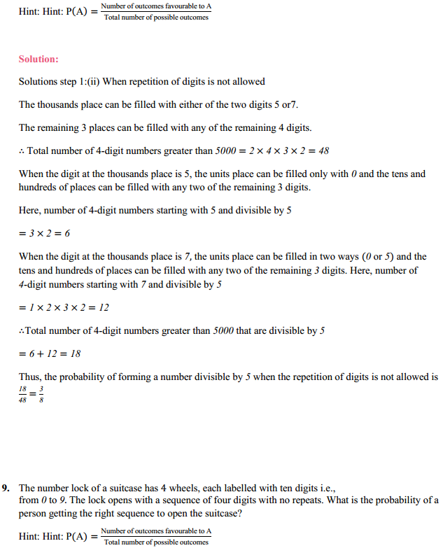 NCERT Solutions for Class 11 Maths Chapter 16 Probability Miscellaneous Exercise 13