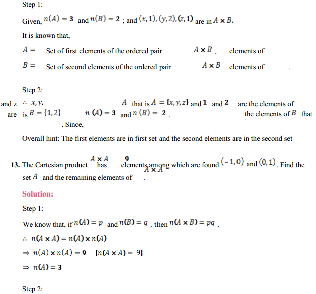 NCERT Solutions for Class 11 Maths Chapter 2 Relations and Functions Ex 2.1 7