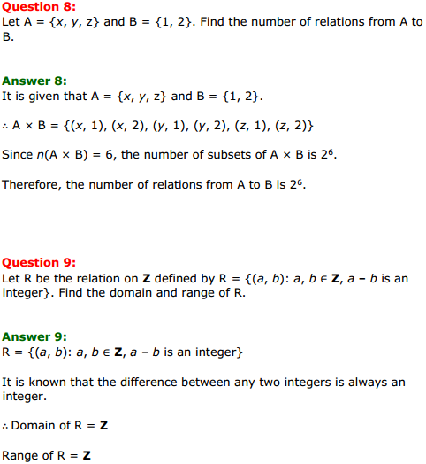 NCERT Solutions for Class 11 Maths Chapter 2 Relations and Functions Ex 2.2 4