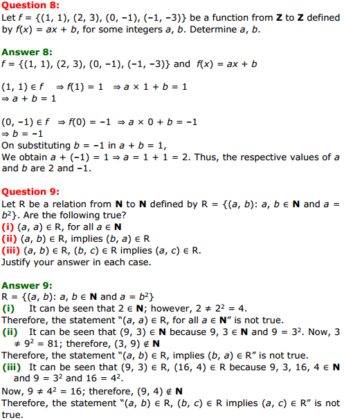 NCERT Solutions for Class 11 Maths Chapter 2 Relations and Functions Miscellaneous Exercise 5